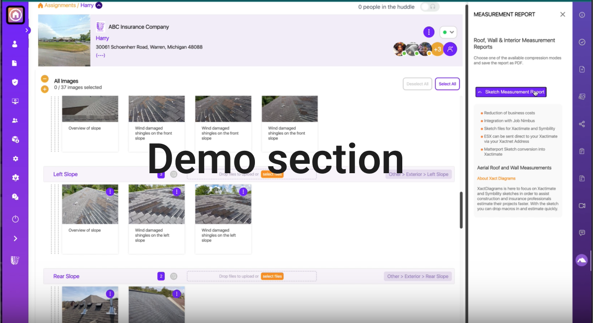 demo section